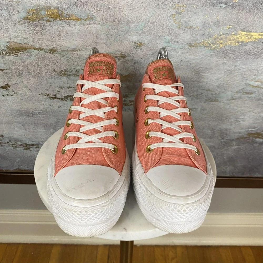 Converse Chuck Taylor All Star Lift Shoes Womens Size 8 Pink Platform Sneakers